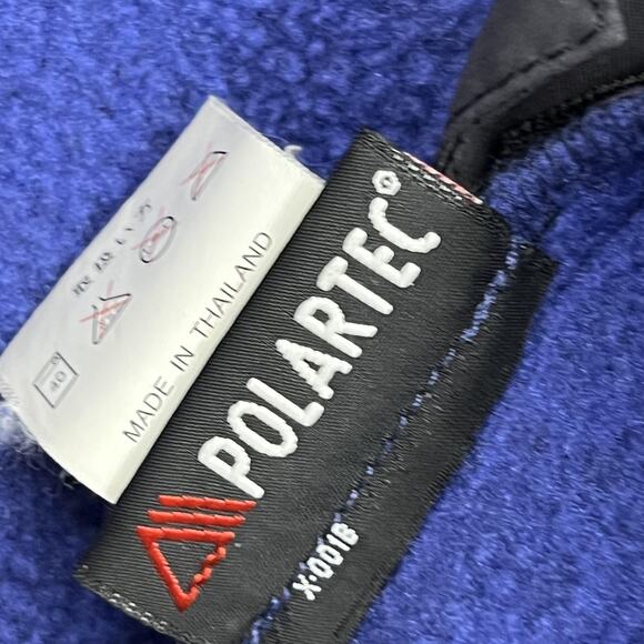 Marmot Jacket Womens Small Blue Polartec Fleece Full Zip Outdoor Hiking Warm - Picture 7 of 11